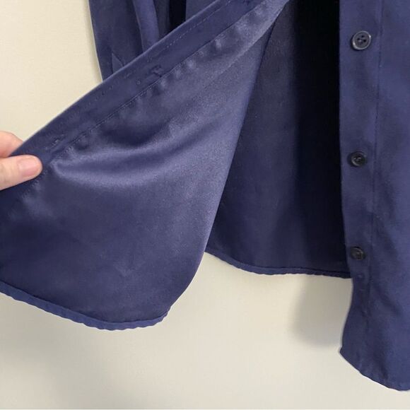 Vintage Disney Eeyore Button Down Casual Blouse Shirt Blue Medium - Picture 5 of 6